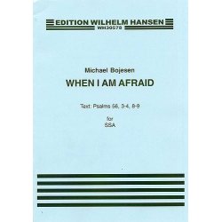 Michael Bojesen: When I Am Afraid