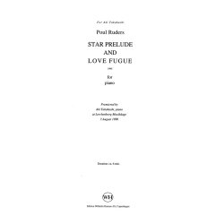 Poul Ruders: Star Prelude And Love Fugue