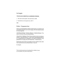 Per N&oslash;rg&aring;rd: To H.C. Andersen Poesier