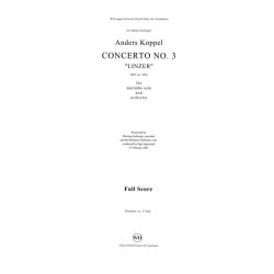Anders Koppel: Concerto No.3 - Linzer (Score)