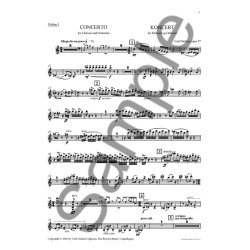 Carl Nielsen: Clarinet Concerto Op. 57 (Parts)