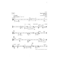 Hans Abrahamsen: Six Pieces (Score &amp; Parts)