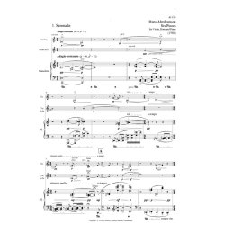 Hans Abrahamsen: Six Pieces (Score &amp; Parts)