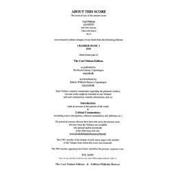 Carl Nielsen: String Quartet Op.13 In G Minor (Study Score)