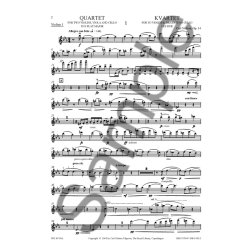 Carl Nielsen: String Quartet Op.14 In E Flat (Parts)