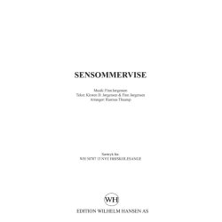 Finn J&oslash;rgensen: Sensommervise (SATB)