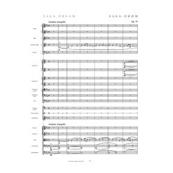 Carl Nielsen: Saga Dream Op.39 (Score)