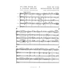 Carl Nielsen: Ved En Ung Kunstbers Baare (At The Bier Of The Young Artist) - Score