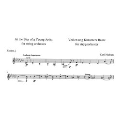 Carl Nielsen: Ved En Ung Kunstners Bre (At The Bier Of The Young Artist) - Parts