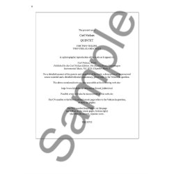 Carl Nielsen: Quintet (Score)