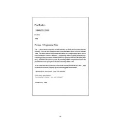 Poul Ruders: 13 Postludes For Piano