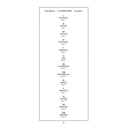 Poul Ruders: 13 Postludes For Piano