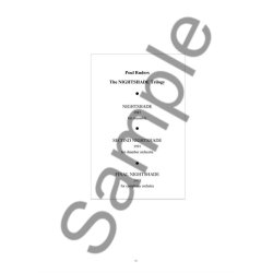 Poul Ruders: Final Nightshade - An Adagio Of The Night (Score)