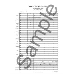 Poul Ruders: Final Nightshade - An Adagio Of The Night (Score)
