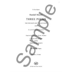 Randall Meyers: Three Poems - For The Night And The Half-Light