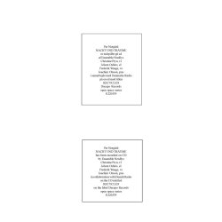 NORGARD, PER NACHT UND TRUME-SCORE