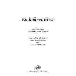 Bo Gunge: En Kokset Nisse (Melody Line, Lyrics & Chords)