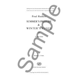 Poul Ruders: Summer's Prelude And Winter's Fugue (Sommerprludium Og Vinterfuga)