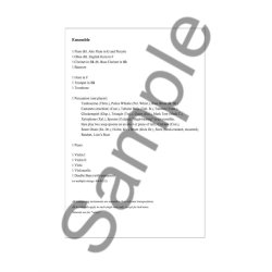 Poul Ruders: Kafkapriccio for Large Ensemble (Full Score)