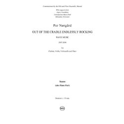 NORGARD PER OUT OF THE CRADLE ENDLESSLY ROCKING CHAMBER ENSEMBLE SCORE