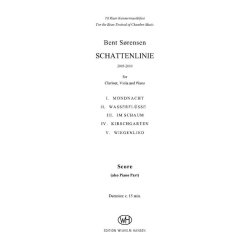 Bent Srensen: Schattenlinie (Score & parts)
