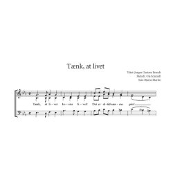 Bjarne Martin: Tnk, At Livet (SAB)