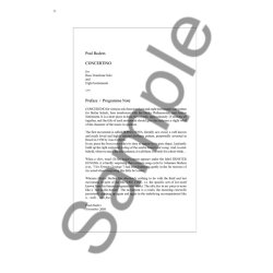 RUDERS POUL CONCERTINO BASS TROMBONE & ENSEMBLE SCORE