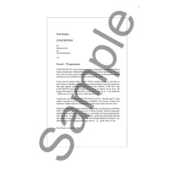 RUDERS POUL CONCERTINO BASS TROMBONE & ENSEMBLE SCORE