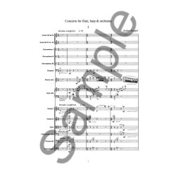 CONCERTO FOR FLUTE,HARP & ORCHESTRA