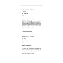 Pelle Gudmundsen-Holmgreen: Traffic (Score)