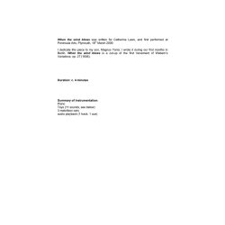 Juliana Hodkinson: When The Wind Blows (score)