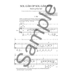 Pelle Gudmundsen-Holmgreen: Sol G&aring;r Op, Sol G&aring;r Ned (Vocal Score)