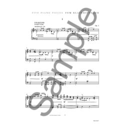 Carl Nielsen: Five Piano Pieces Op.3 (Critical Edition)