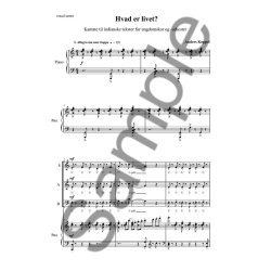 Anders Koppel: Hvad Er Livet? (Vocal Score)