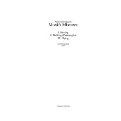 Anders Brdsgaard: Monk's Mixtures (Score)