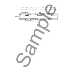 ALLEGRETTO FOR TO BLOKFLJTER