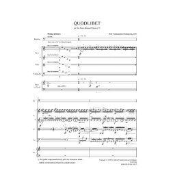 Pelle Gudmundsen-Holmgreen: Quodlibet (Score)