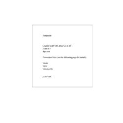 Per Nrgrd: Three Scenes (Score)