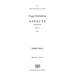 Vagn Holmboe: Aspects Op. 72 (Score)