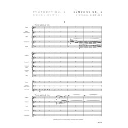 Carl Nielsen: Symphony No.6 'Sinfonia Semplice' (Score)