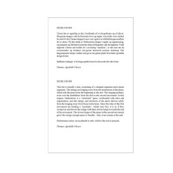 Thomas Agerfeldt Olesen: Dedications For Piano Trio (Score And Parts)