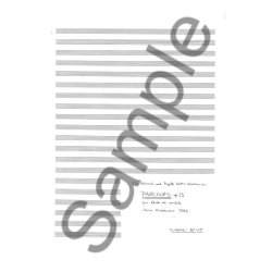 Jouni Kaipainen: Parcours Op.23 (Score)