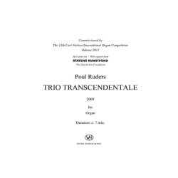 Poul Ruders: Trio Transcendentale
