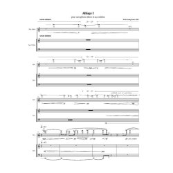 Niels Rosing-Schow: Alliage I (Player's score)