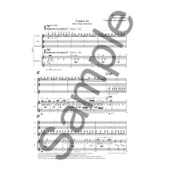 Hans Abrahamsen: Schnee - Ten Canons For Nine Instruments (Score)
