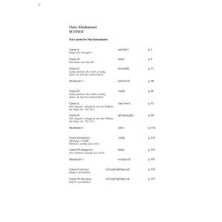 Hans Abrahamsen: Schnee - Ten Canons For Nine Instruments (Score)