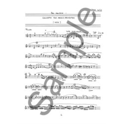 Bo Holten: Oboe Concerto (Solo Oboe Part)
