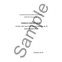 Jouni Kaipainen: Sonata Concertante (Score)