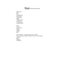 Britta Bystr&ouml;m: Weed