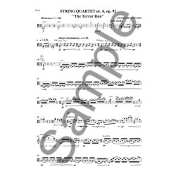 Jouni Kaipainen: String Quartet No.6 "The Terror Run" (Parts)